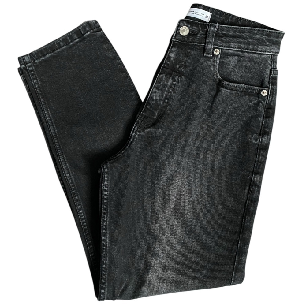 Zara Women’s 100% Cotton Black Straight Jeans Size 6